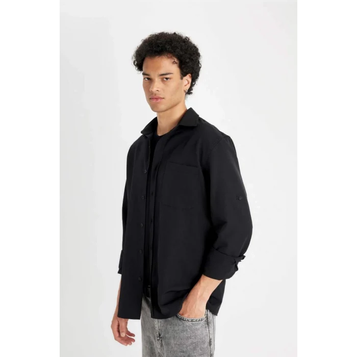 D4183 Regular Fit Uzun Kollu Gömlek
