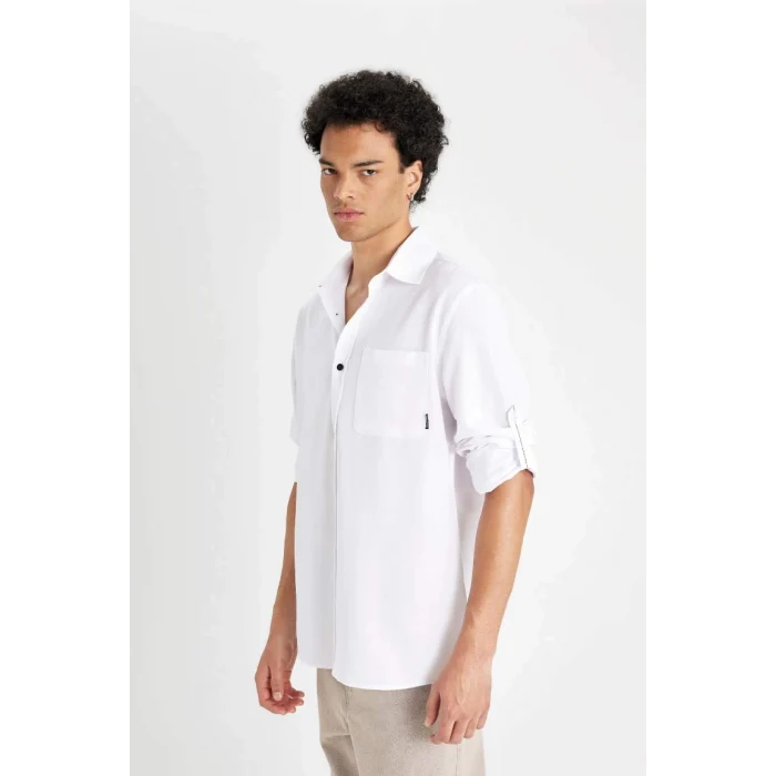 D4183 Regular Fit Uzun Kollu Gömlek