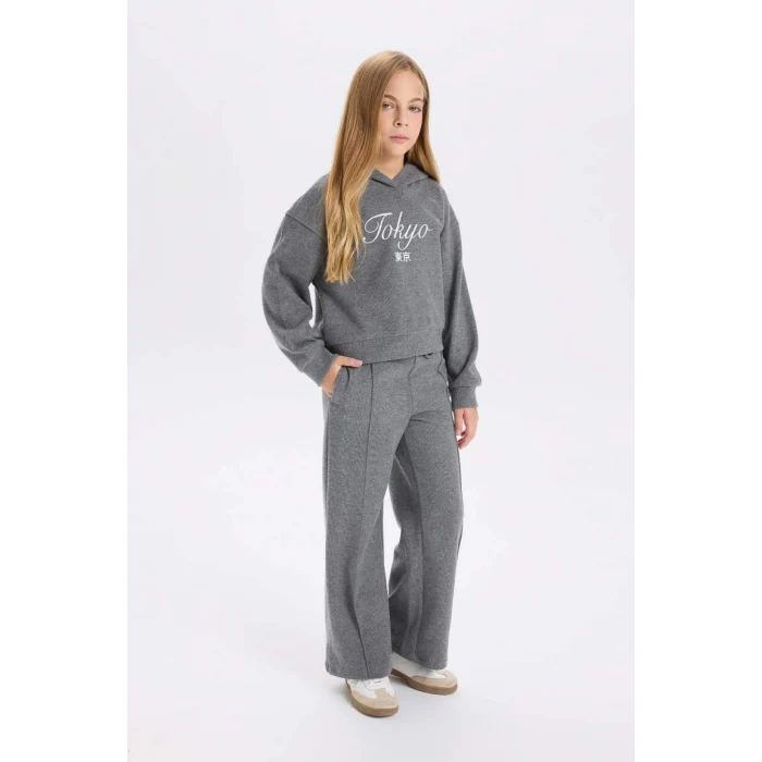 D4640 Wide Leg Geniş Bol Paça Eşofman Altı