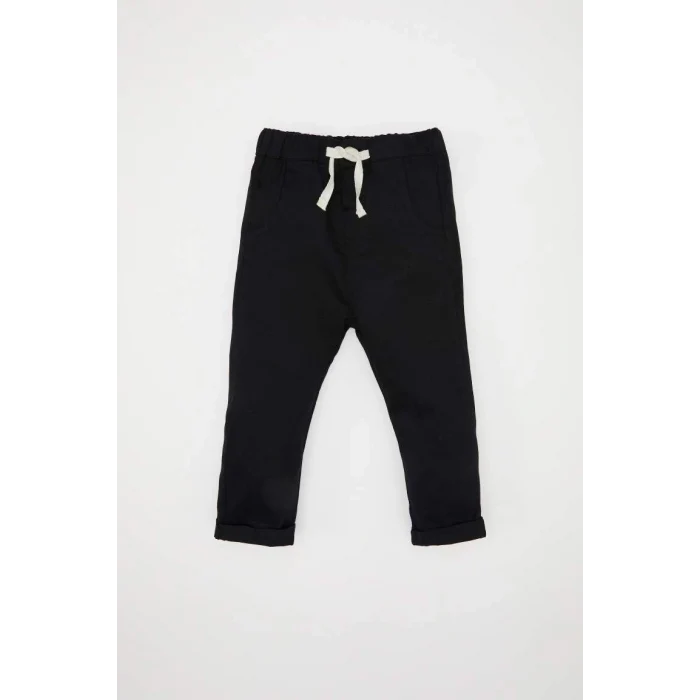 D5416 2li Takım Kareli Oduncu Uzun Kollu Gömlek Beli Lastikli Pantolon