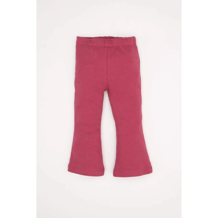 D5417 Kız Bebek Çiçekli Sweatshirt Tayt 2li Takım