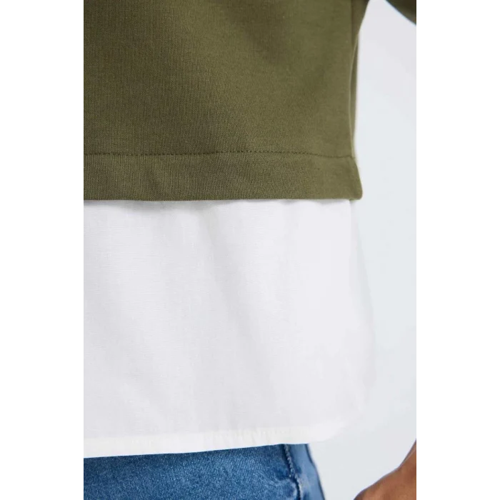 D5620 Relax Fit Bisiklet Yaka Sweatshir