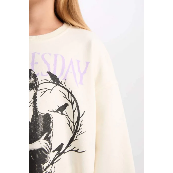 D6064 Wednesday Oversize Fit Sweatshirt