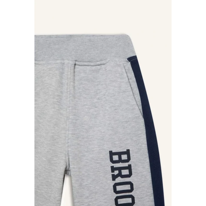 D7010 Kız Çocuk Baskılı Kalın Jogger Eşofman Altı