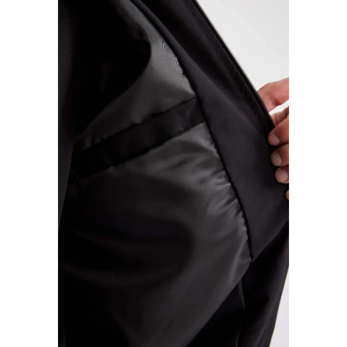 D7447 Su İtici Regular Fit Kolej Yaka Bomber Mont