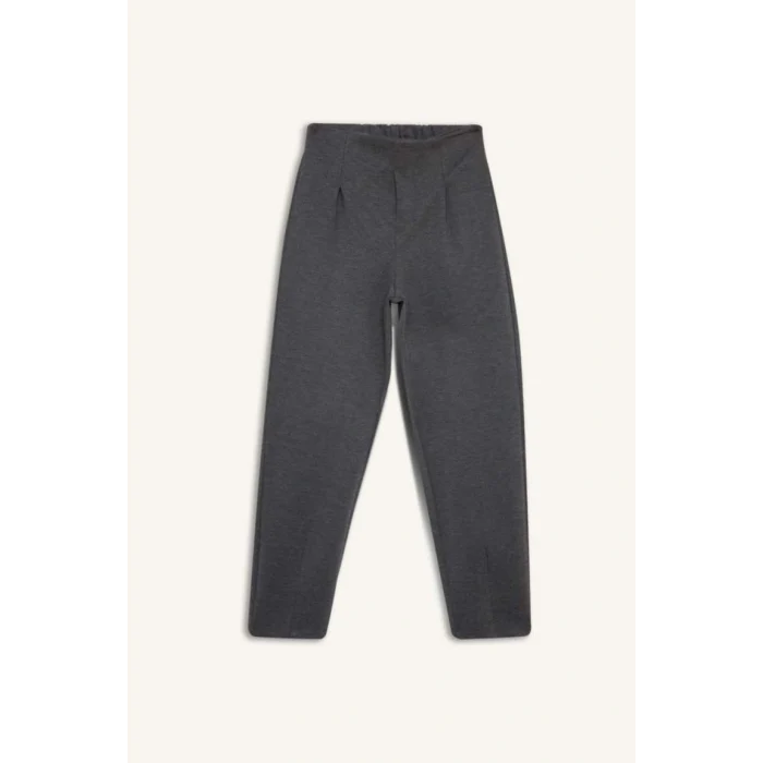 D9170 Baskılı Beli Paçası Lastikli Jogger Eşofman Altı