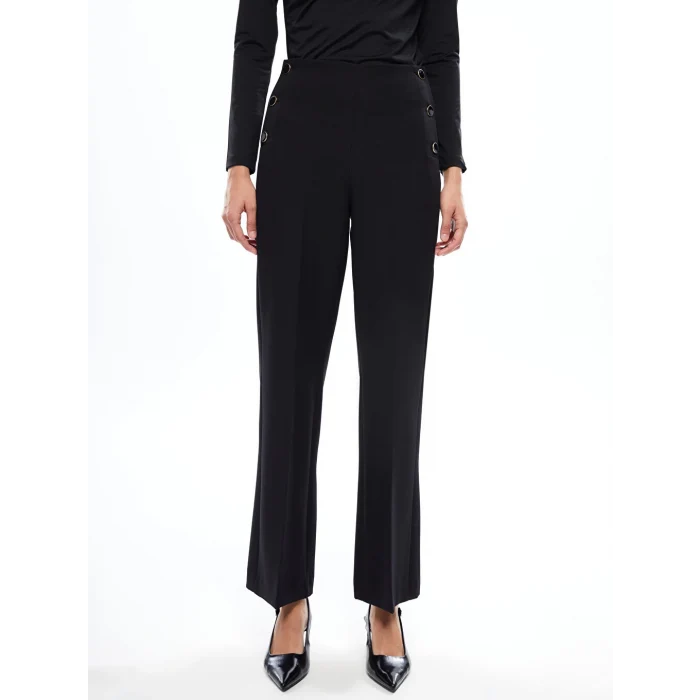 LCWAIKIKI Classic Siyah Standart Fit Kadın Pantolon