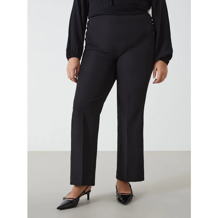 LCWAIKIKI Classic Siyah Standart Fit Kadın Pantolon