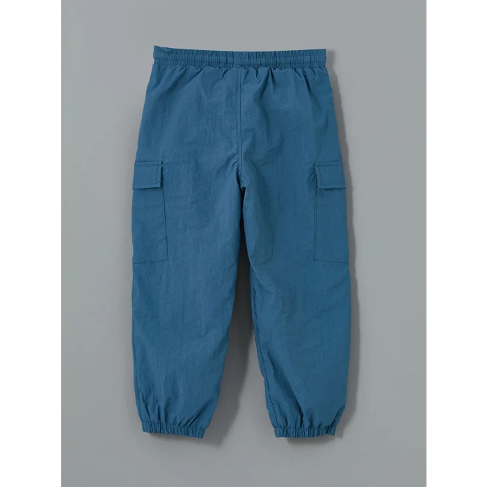 LCW Kids Petrol Bisiklet Yaka Çizgili Erkek Çocuk Sweatshirt ve Pantolon 2li