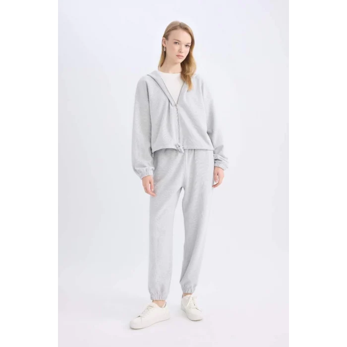 E1478 Coool Beli Paçası Lastikli Jogger Eşofman Alt