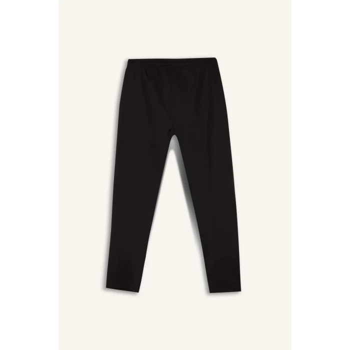 E3930 DeFactoFit Sporcu Jogger Slim Fit Dar Kesim Standart Paça Skuba Dalgıç Kumaş Beli Lastikli Düz Paça Eşofman Altı