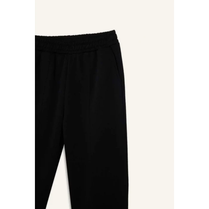 E6300 Coool Kalın Jogger Basic Düz Cepli Beli Paçası Lastikli Eşofman Altı