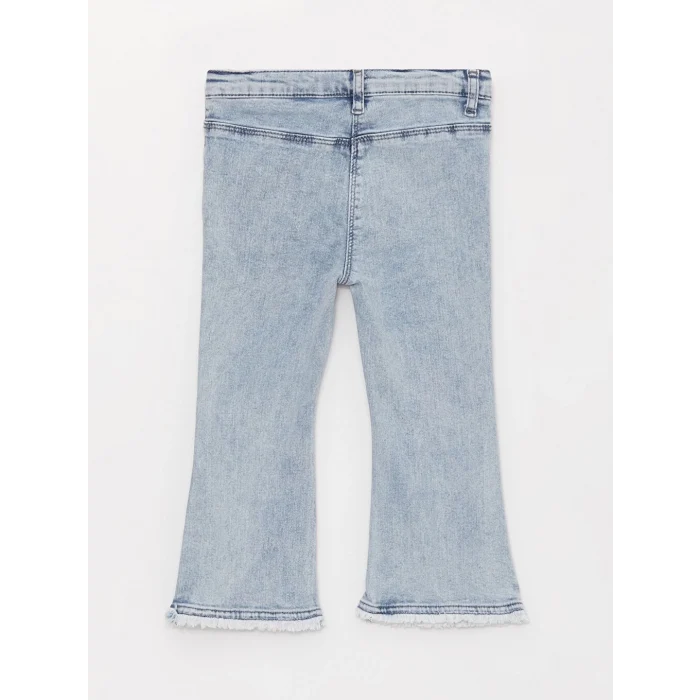 LCW baby Mavi Basic Kız Bebek Jean Pantolon