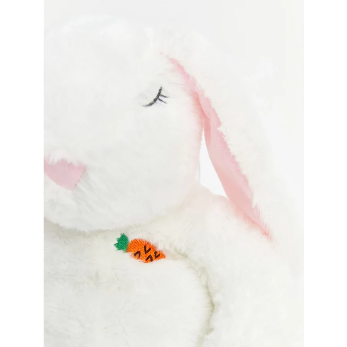 LCW ACCESSORIES Ekru Tavşan Figürlü Kız Çocuk Pelüş Sırt Çantası