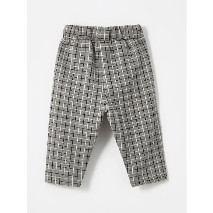 LCW baby Beyaz Baskılı Erkek Bebek Sweatshirt ve Pantolon 2li Takım