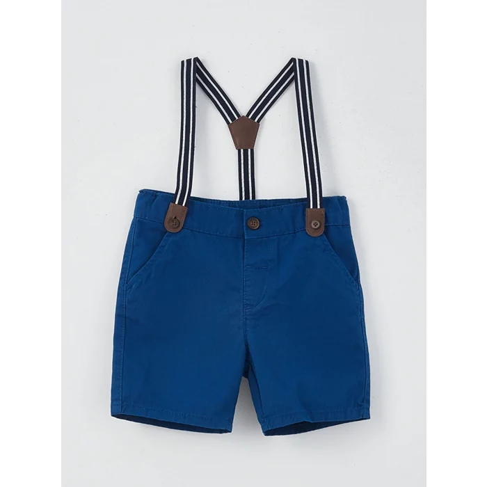 LCW baby Beyaz Kısa Kollu Baskılı Erkek Bebek 4lü Takım