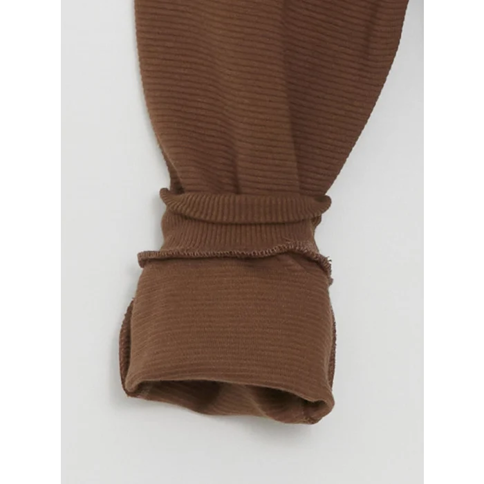 LCW baby Ekru Kapüşonlu Erkek Bebek Hırka ve Eşofman Alt 2li Takım