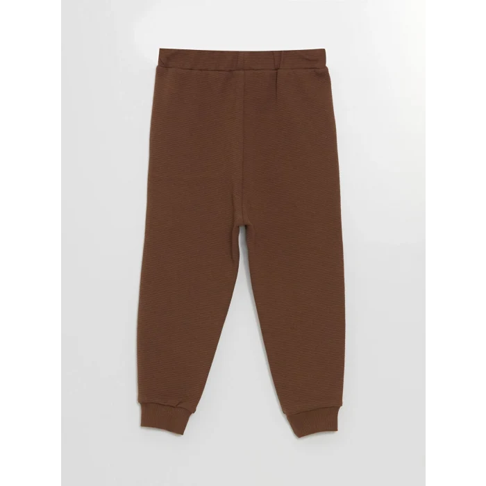 LCW baby Ekru Kapüşonlu Erkek Bebek Hırka ve Eşofman Alt 2li Takım