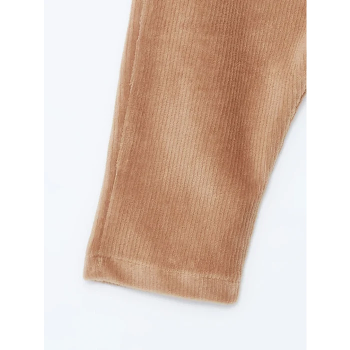 LCW baby Ekru Nakışlı Erkek Bebek Sweatshirt ve Pantolon 2li