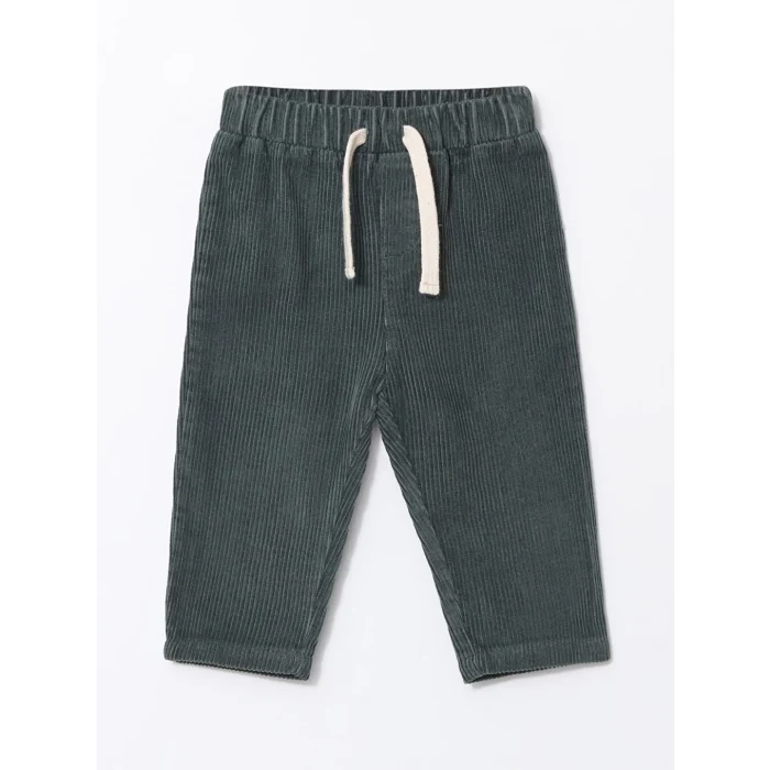 LCW baby Ekru Uzun Kollu Erkek Bebek Ekose Gömlek ve Pantolon 2li Takım