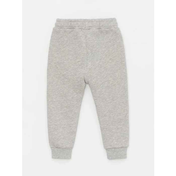 LCW baby Yeşil Bisiklet Yaka Baskılı Erkek Bebek Sweatshirt ve Eşofman Alt 2li