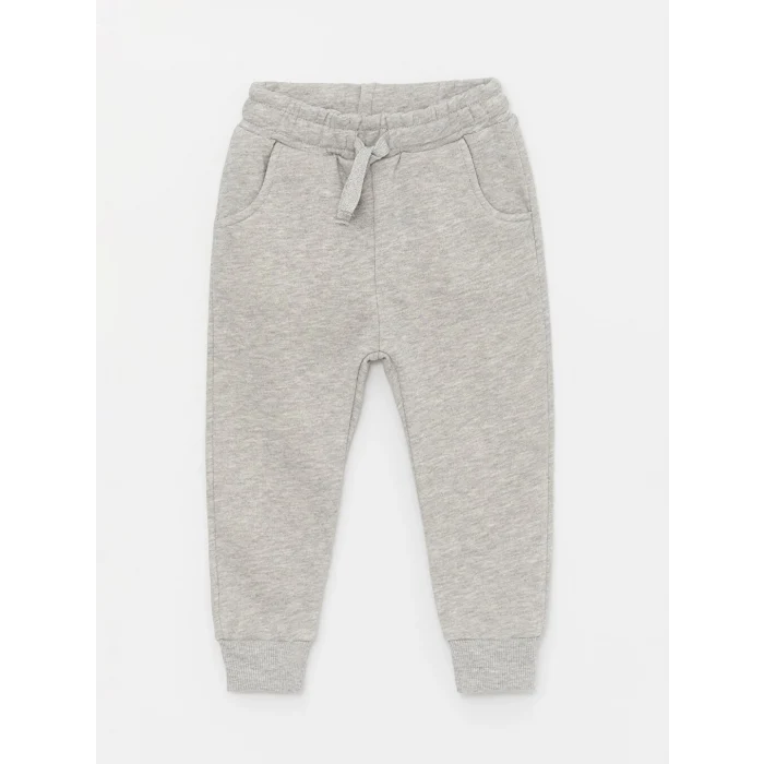 LCW baby Yeşil Bisiklet Yaka Baskılı Erkek Bebek Sweatshirt ve Eşofman Alt 2li