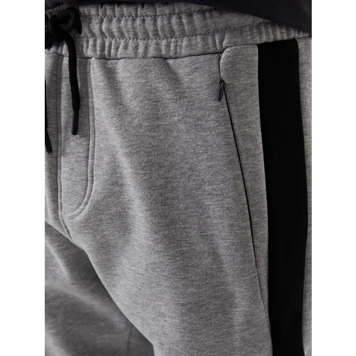 LCW Casual Gri Standart Kalıp Erkek Kalın Jogger Eşofman Altı