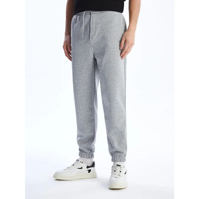 LCW Casual Gri Standart Kalıp Erkek Kalın Jogger Eşofman Altı