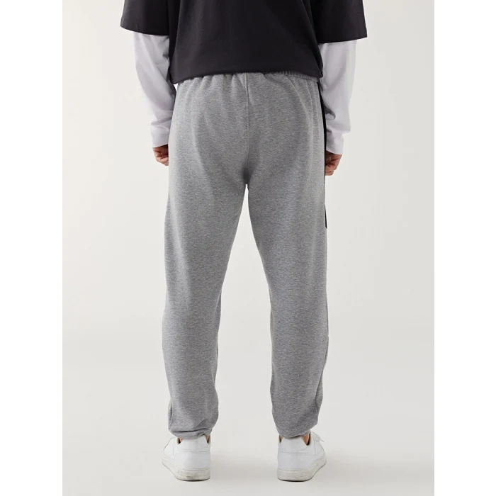 LCW Casual Gri Standart Kalıp Erkek Kalın Jogger Eşofman Altı