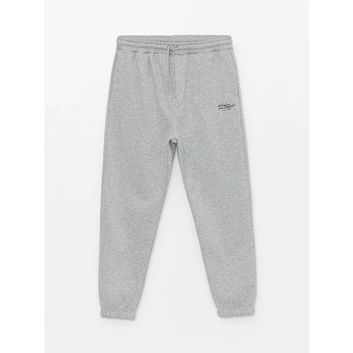 LCW Casual Gri Standart Kalıp Erkek Kalın Jogger Eşofman Altı