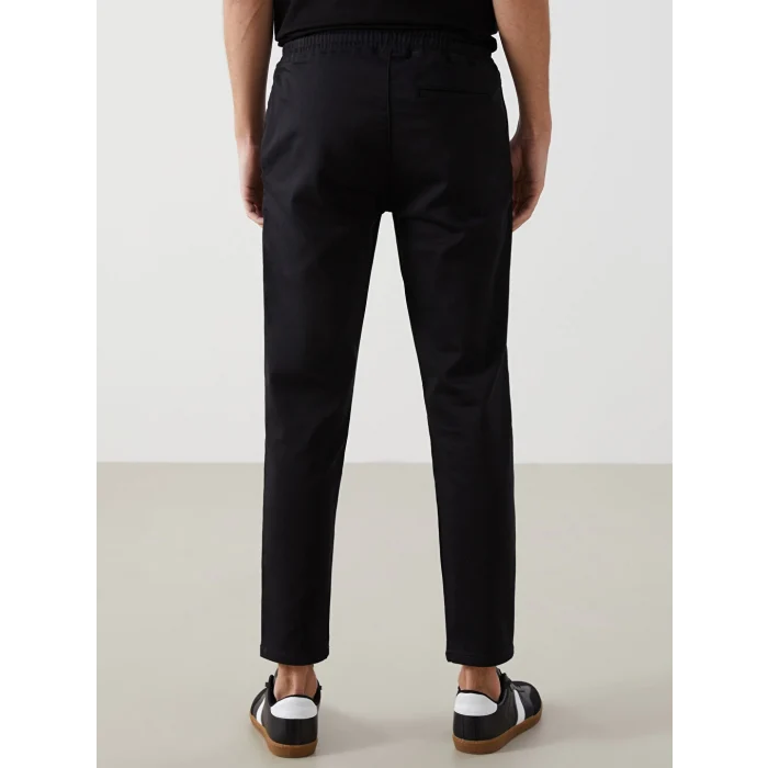 LCW Casual Siyah Slim Fit Armürlü Erkek Pantolon