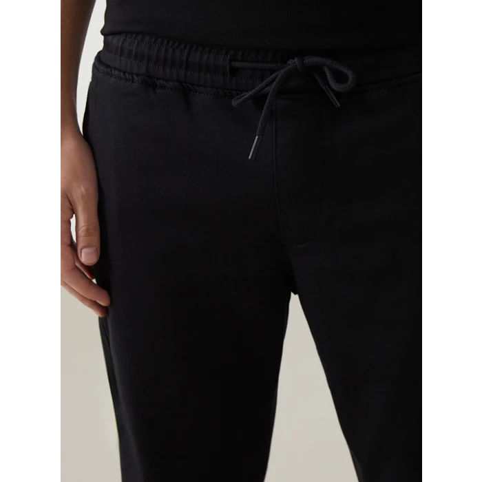 LCW Casual Siyah Slim Fit Armürlü Erkek Pantolon