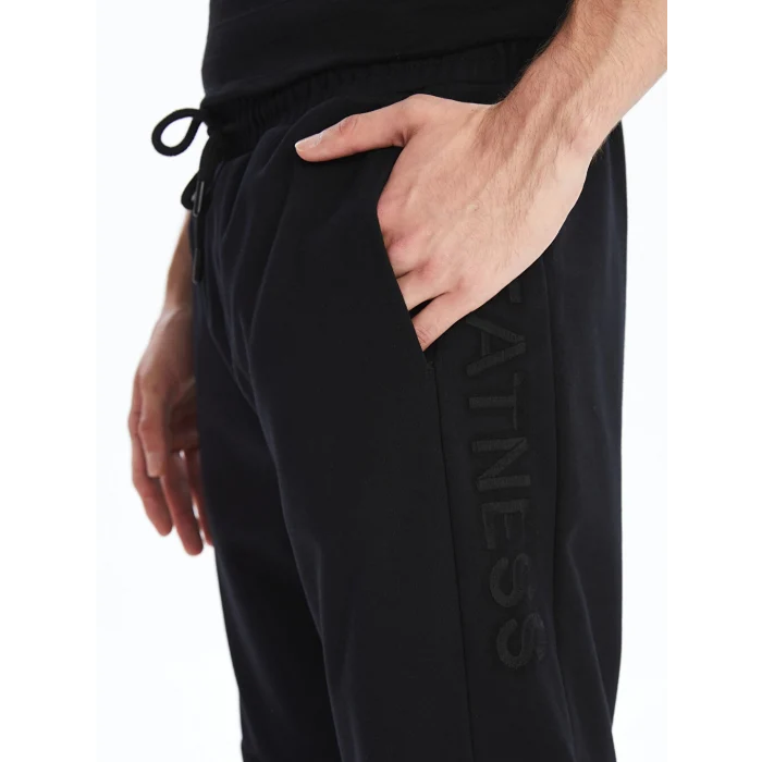 LCW Casual Siyah Slim Fit Erkek Jogger Eşofman Altı