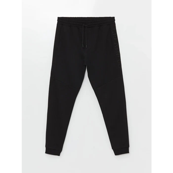 LCW Casual Siyah Slim Fit Erkek Jogger Eşofman Altı