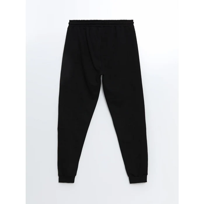 LCW Casual Siyah Standart Kalıp Erkek Kalın Jogger Eşofman Altı