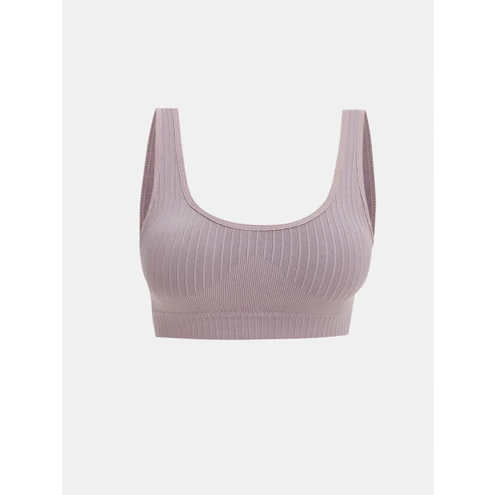 LCW DREAM Lila Balensiz Dolgusuz Düz Seamless Sporcu Sütyen