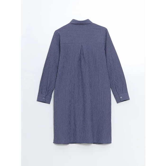 LCW Grace Lacivert Çizgili Kadın Gömlek Tunik