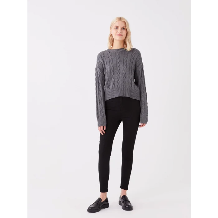 LCW Jeans Siyah Jüpiter Süper Skinny Fit Kadın Jean Pantolon