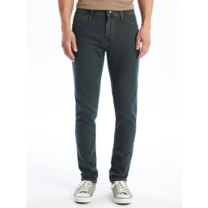 LCW Jeans Yeşil 760 Skinny Fit Erkek Jean Pantolon