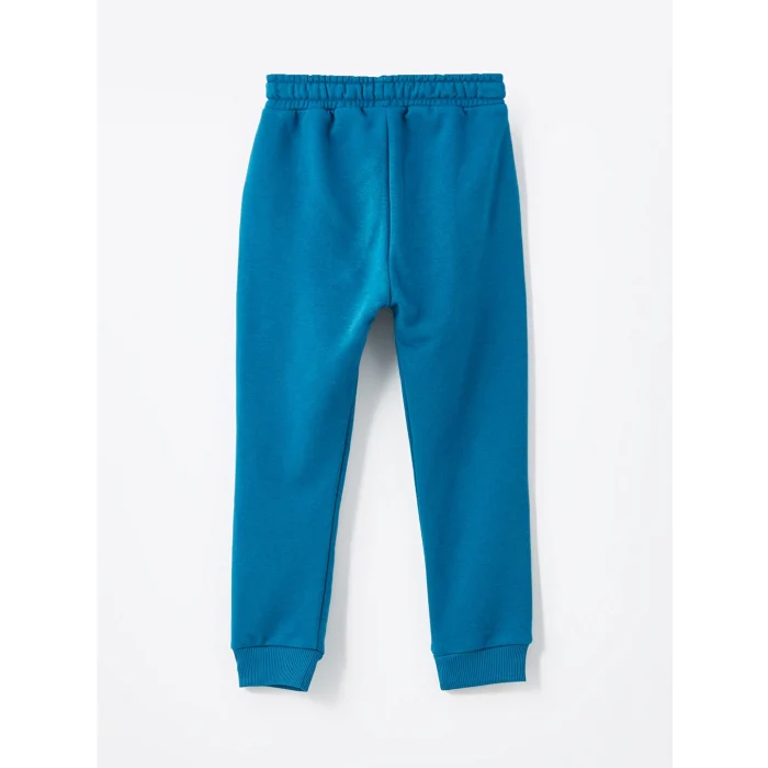 LCW Kids Bej Bisiklet Yaka Çizgili Erkek Çocuk Sweatshirt ve Eşofman Alt 2li