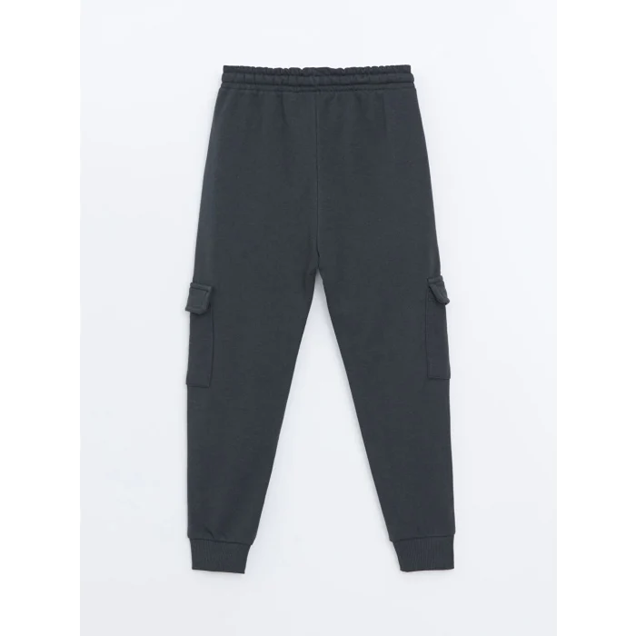 LCW Kids Bej Bisiklet Yaka Erkek Çocuk Sweatshirt ve Eşofman Alt 2li