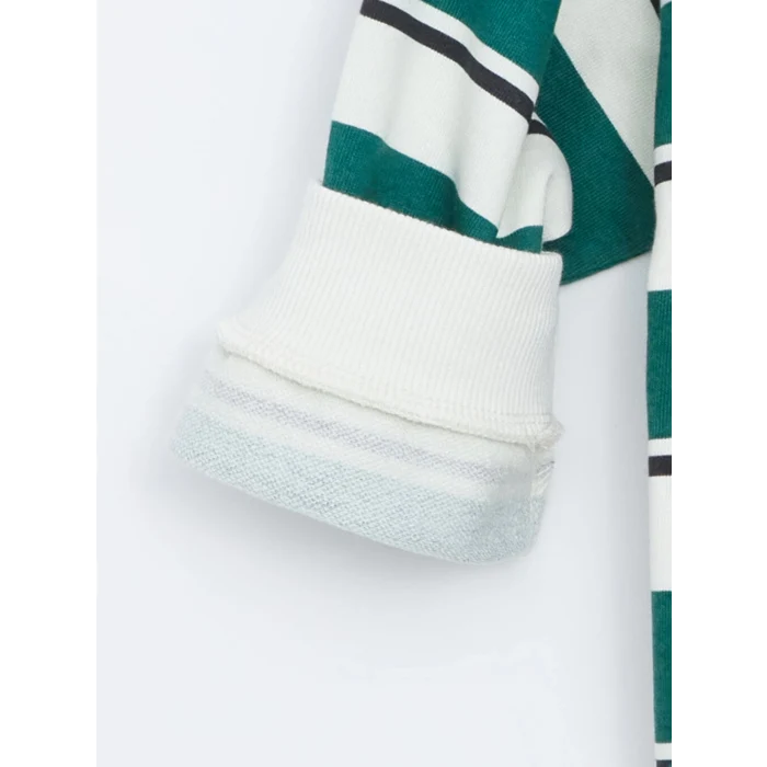 LCW Kids Bej Bisiklet Yaka Erkek Çocuk Sweatshirt ve Eşofman Alt 2li