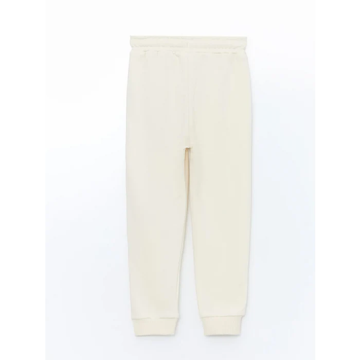 LCW Kids Bej Bisiklet Yaka Erkek Çocuk Sweatshirt ve Eşofman Alt 2li