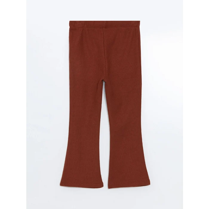 LCW Kids Bej Çiçekli Kız Çocuk Sweatshirt ve Tayt 2li