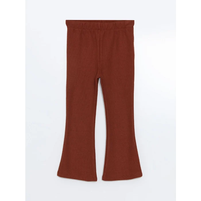 LCW Kids Bej Çiçekli Kız Çocuk Sweatshirt ve Tayt 2li