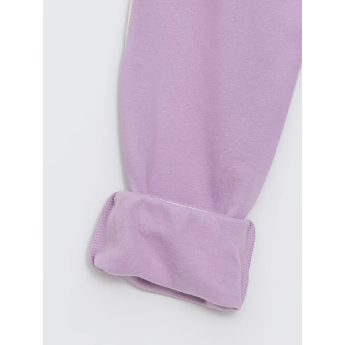 LCW Kids Bej Dik Yaka Kız Çocuk Eşofman Takımı