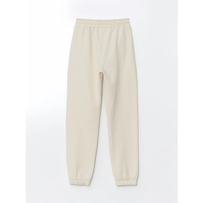 LCW Kids Bej Kapüşonlu Kız Çocuk Eşofman Takım