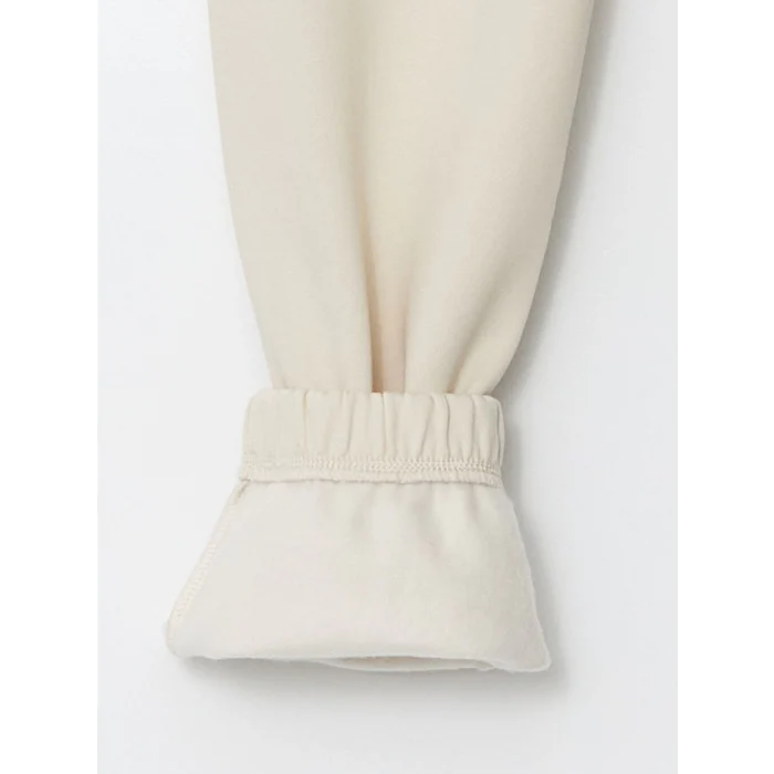 LCW Kids Bej Kapüşonlu Kız Çocuk Eşofman Takım