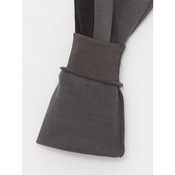 LCW Kids Gri Beli Lastikli Baskılı Erkek Çocuk Jogger Eşofman Altı