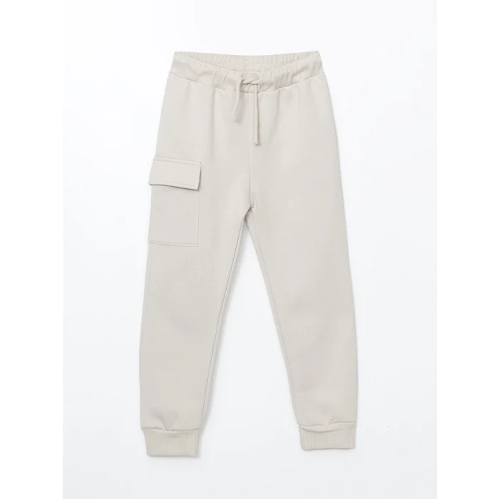 LCW Kids Gri Beli Lastikli Erkek Çocuk Jogger Eşofman Alt 2li